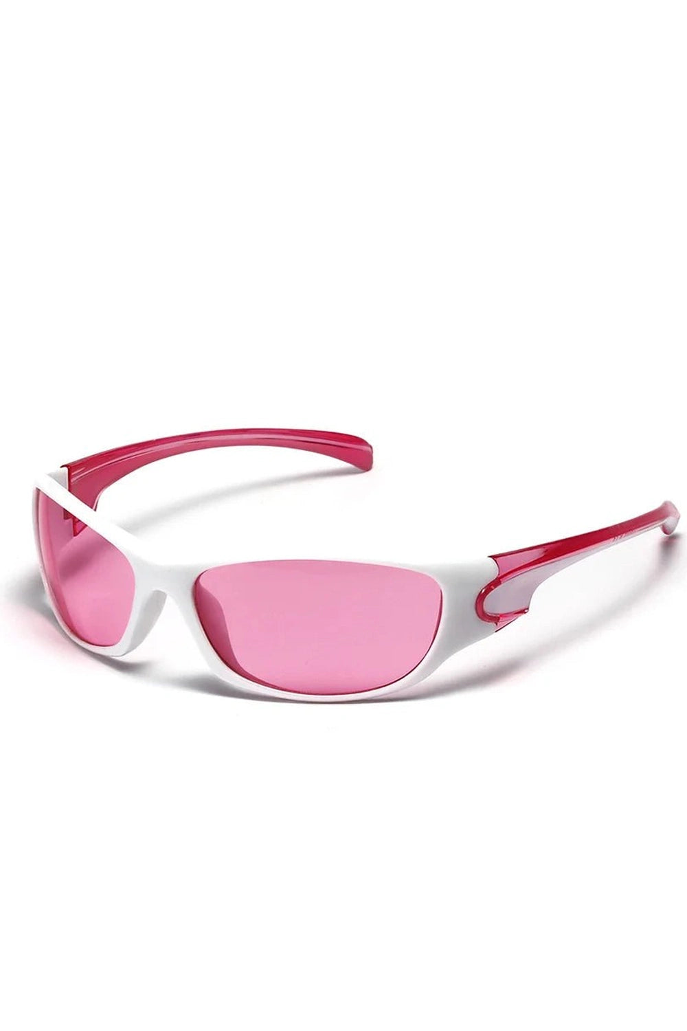 Y2k Small Oval Cat Eye Sunglasses C-Millennium Pink Shoptery