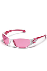 Y2k Small Oval Cat Eye Sunglasses C-Millennium Pink Shoptery