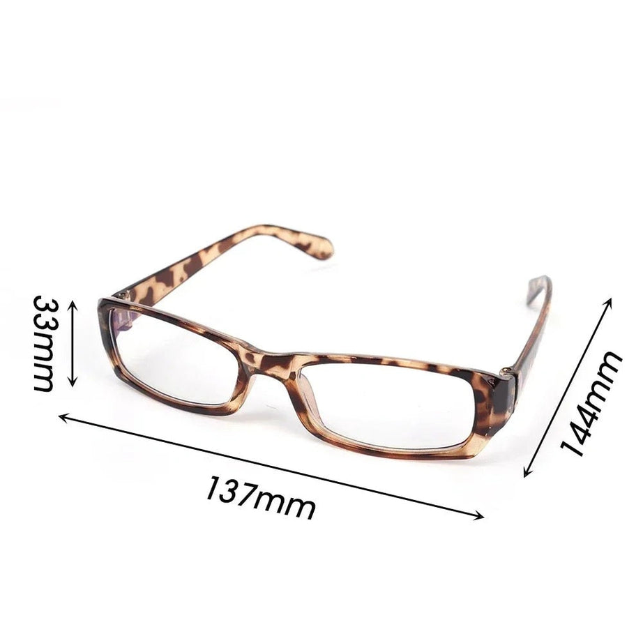 Retro Small Square Frame Glasses Shoptery