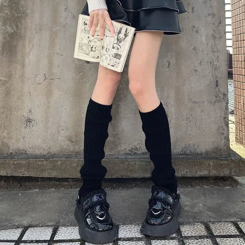 Kawaii Soft Ballet Ribbon Leg Warmers 50 cm 1 One Size CHINA Shoptery