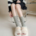Kawaii Soft Ballet Ribbon Leg Warmers 40 cm One Size CHINA Shoptery