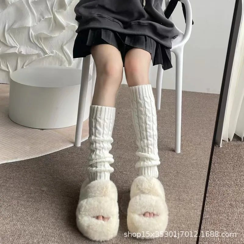 Kawaii Soft Ballet Ribbon Leg Warmers 1024 One Size CHINA Shoptery