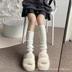 Kawaii Soft Ballet Ribbon Leg Warmers 1024 One Size CHINA Shoptery