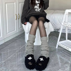 Kawaii Soft Ballet Ribbon Leg Warmers 50 cm 2 One Size CHINA Shoptery
