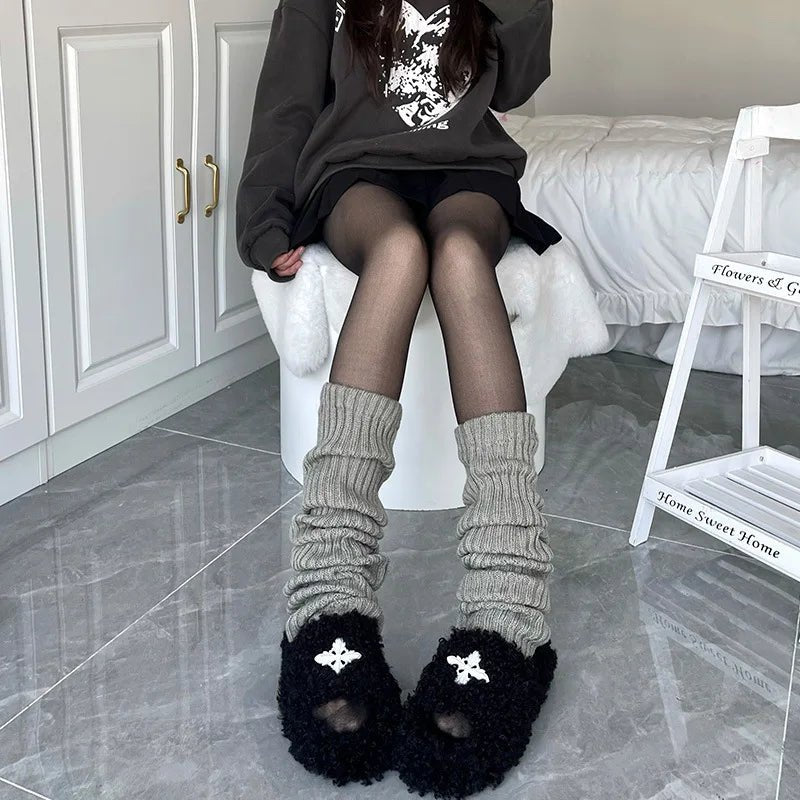 Kawaii Soft Ballet Ribbon Leg Warmers 50 cm 2 One Size CHINA Shoptery