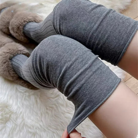 Kawaii Soft Ruched Over-the-Knee Socks Shoptery