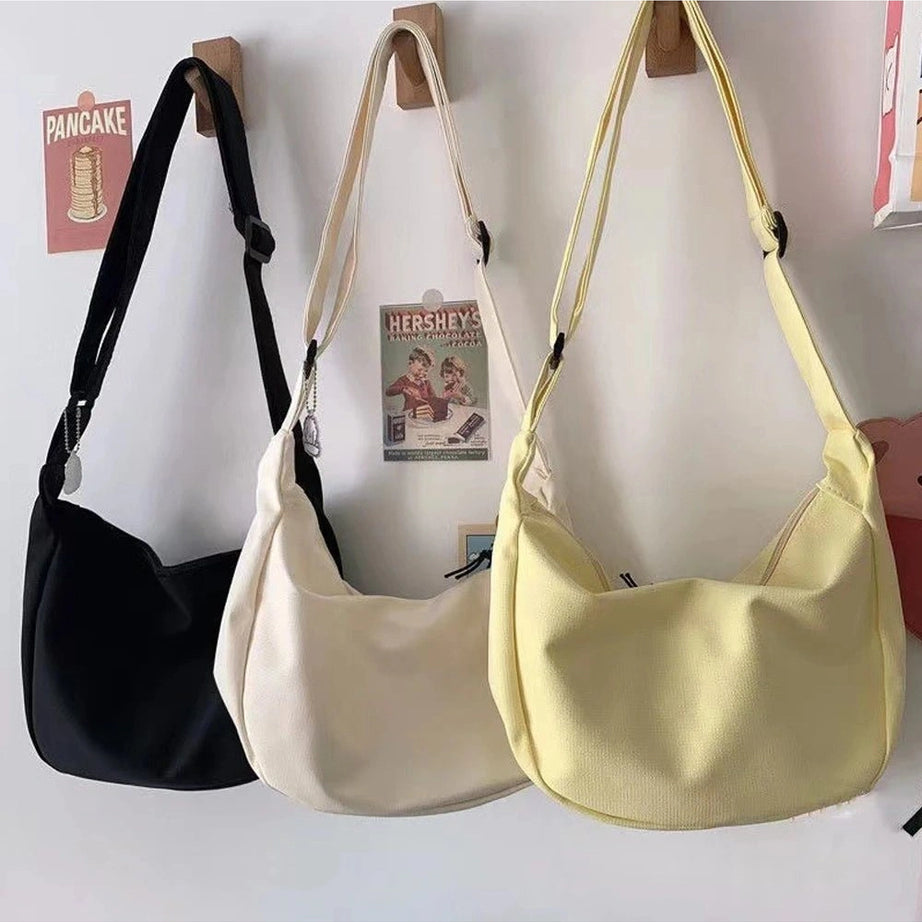 Solid Aesthetic Shoulder Bags Shoptery