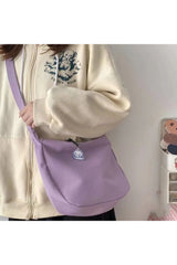 Solid Aesthetic Shoulder Bags Shoptery