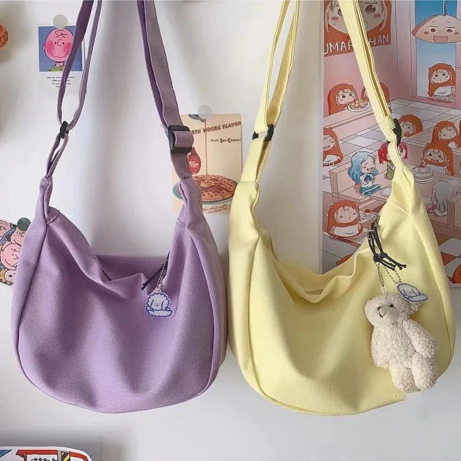 Solid Aesthetic Shoulder Bags Shoptery