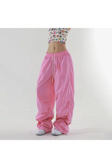 Y2k Spicy Wide Leg Work Pants Pink Shoptery