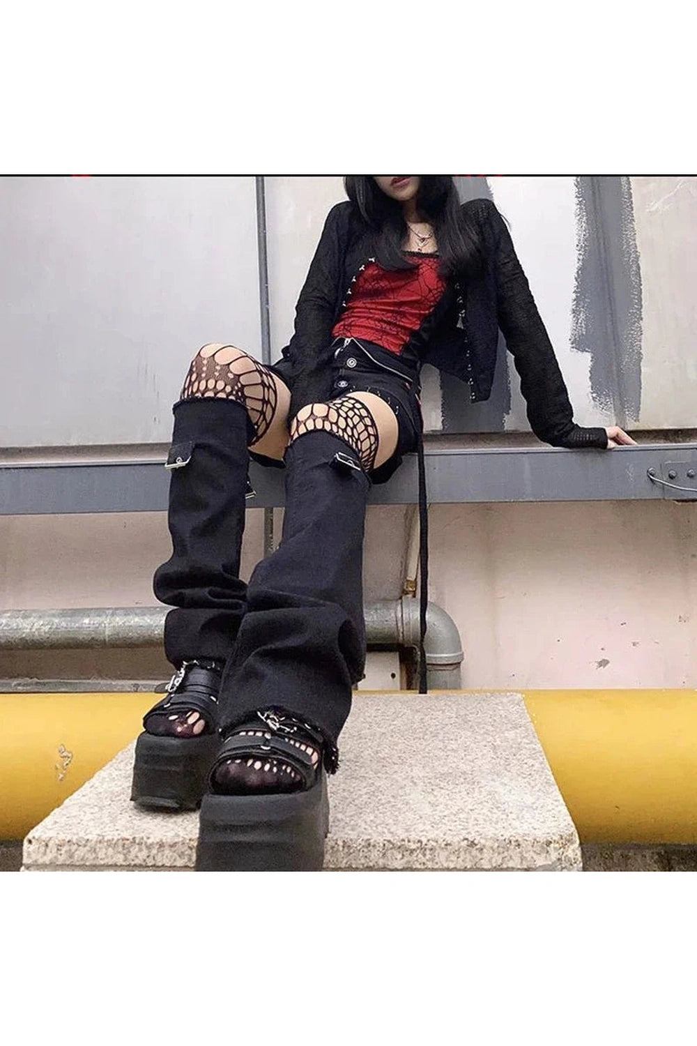 Alt Spider Web Fishnet Stockings Shoptery