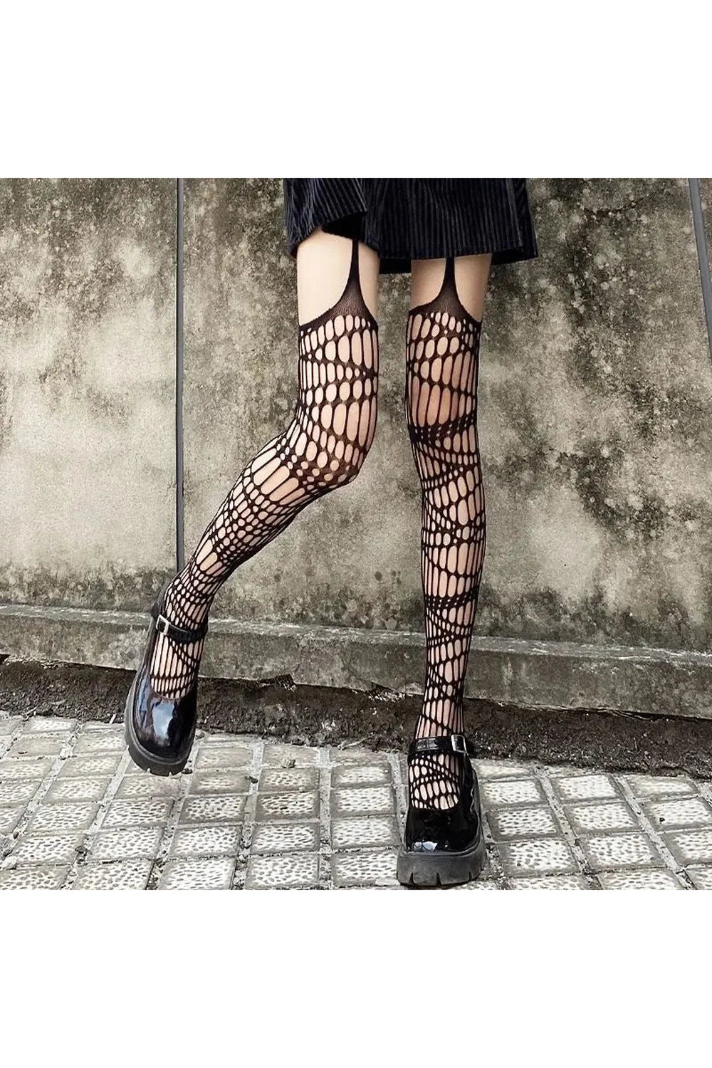 Alt Spider Web Fishnet Stockings Shoptery