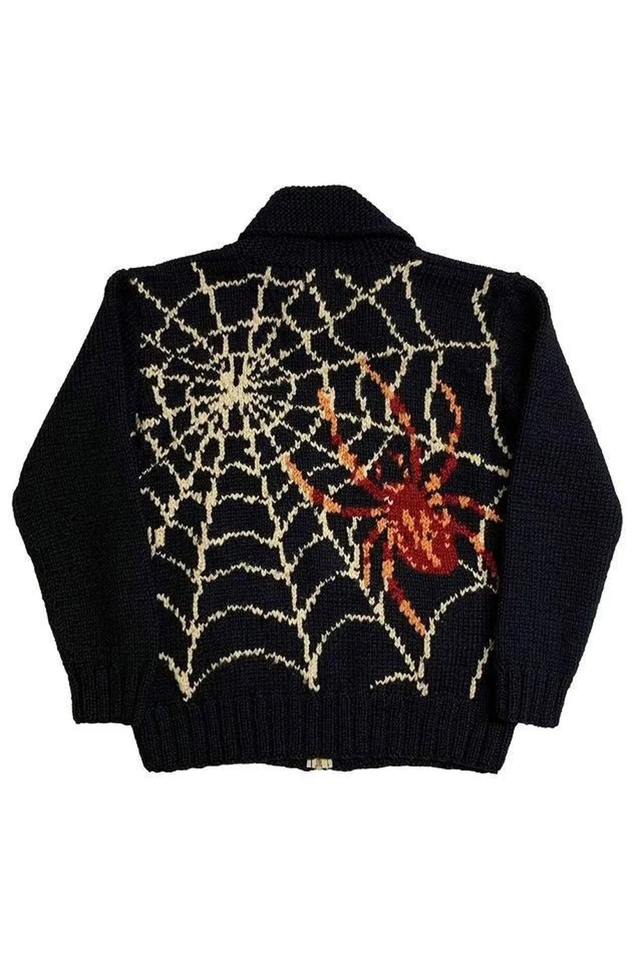 Spider Web Knit Cardigan - Cardigans