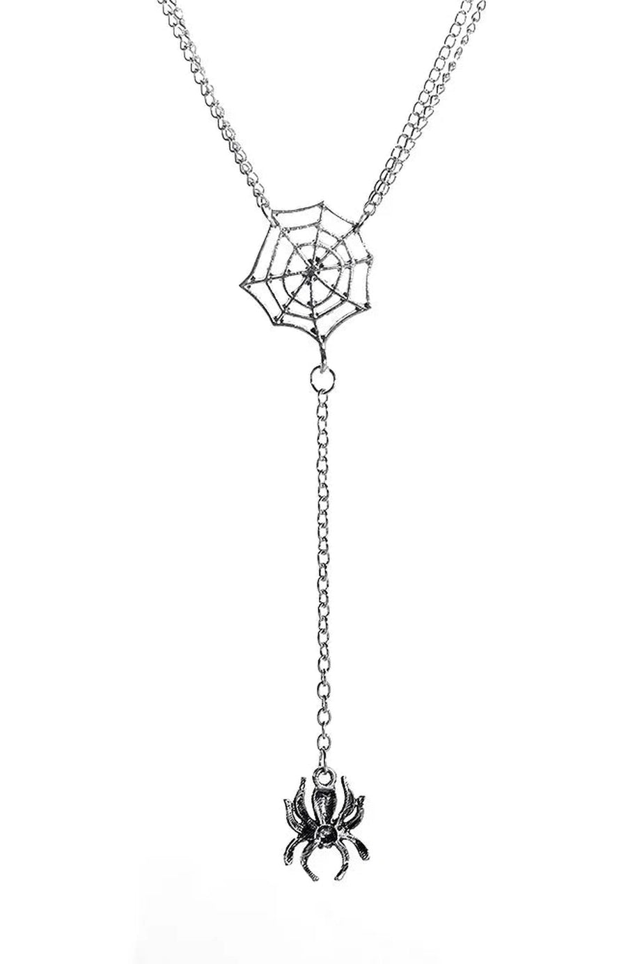 Spider Web Necklace - Necklaces