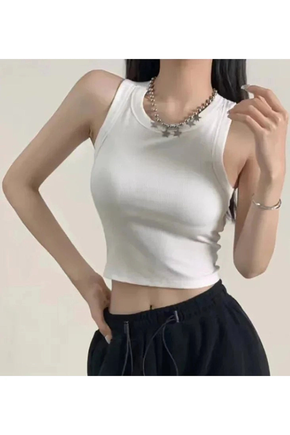 Sports Tank with Bra Pad Shoptery