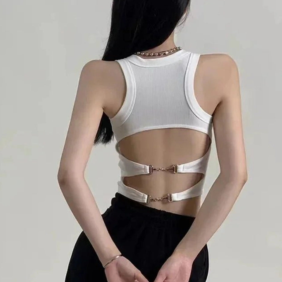 Sports Tank with Bra Pad Shoptery