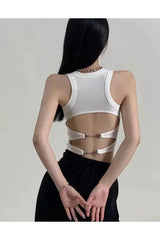 Sports Tank with Bra Pad Shoptery