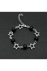 Star Bead Y2K Bracelet Black Shoptery