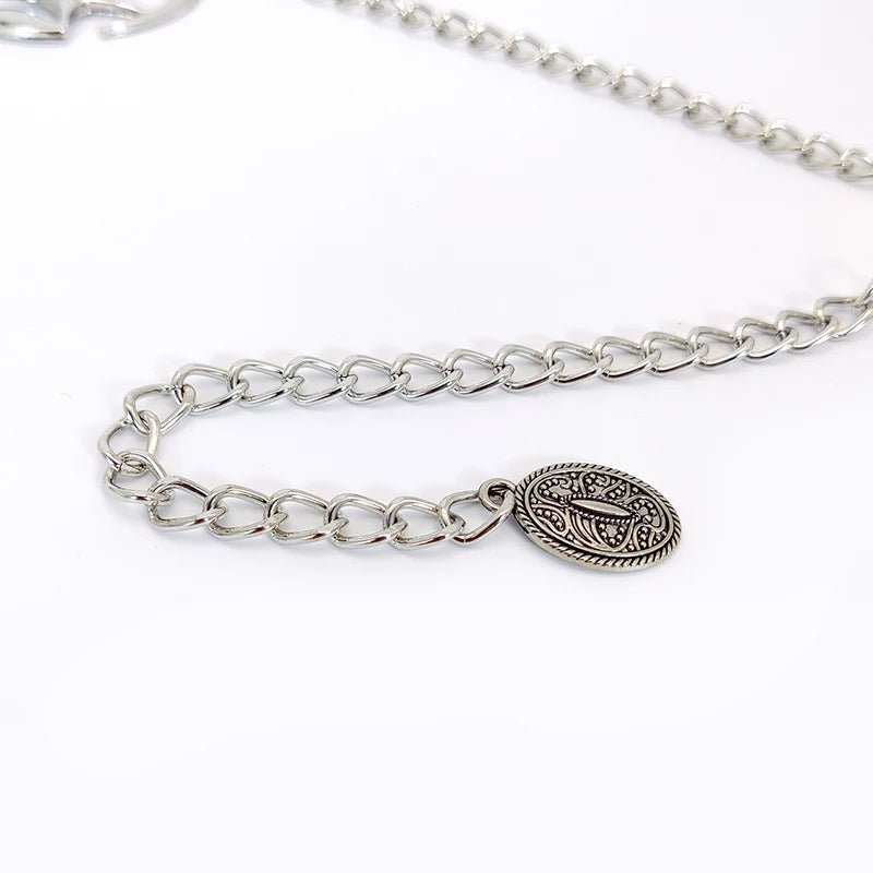 Y2k Star-Embellished Chain Belt Shoptery