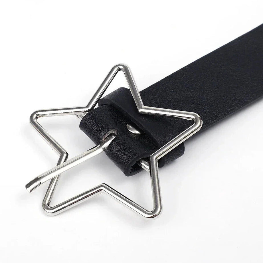 Star Eye Rivet Y2K Belt Shoptery