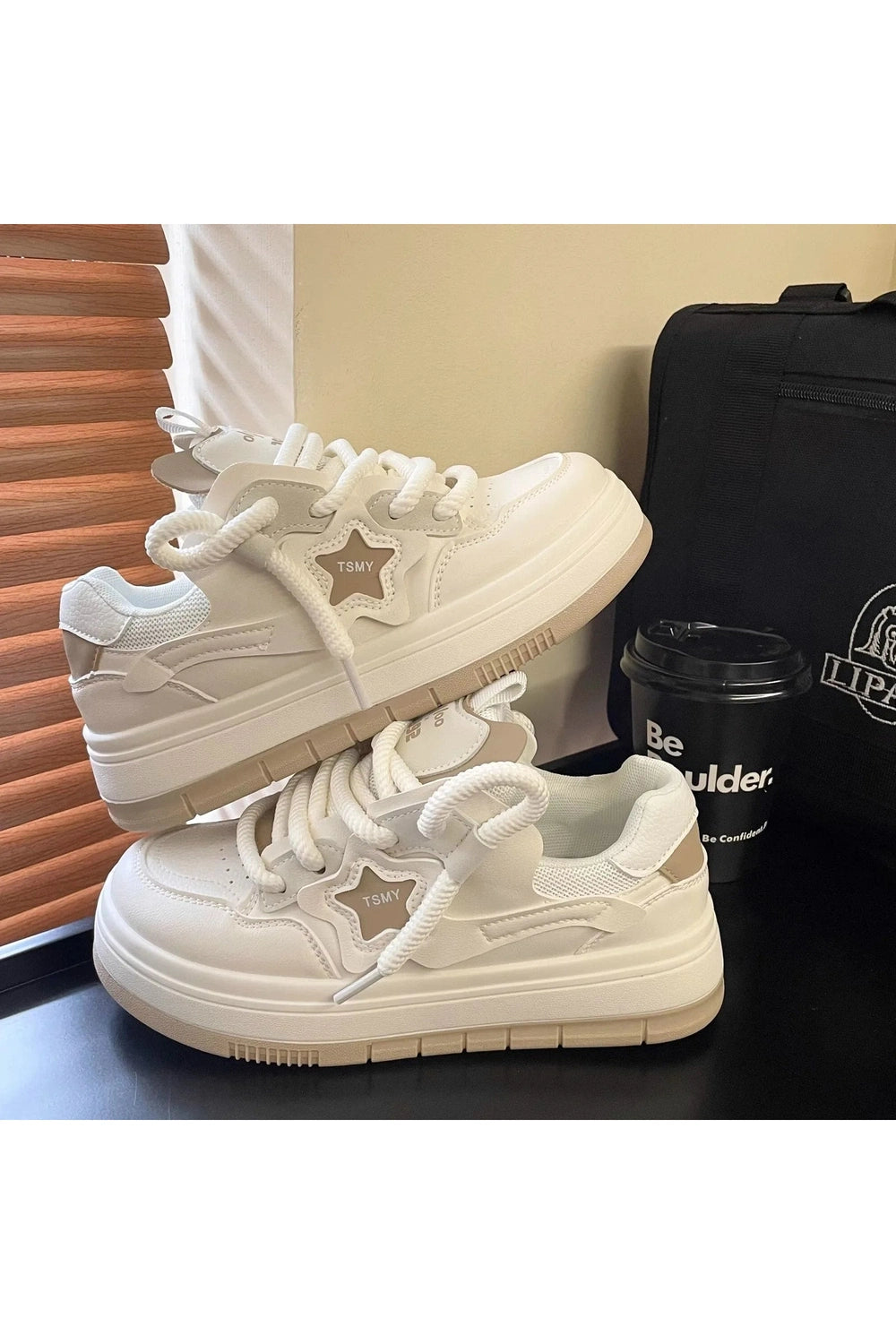 Y2k Acubi Star Platform Sneakers Shoptery