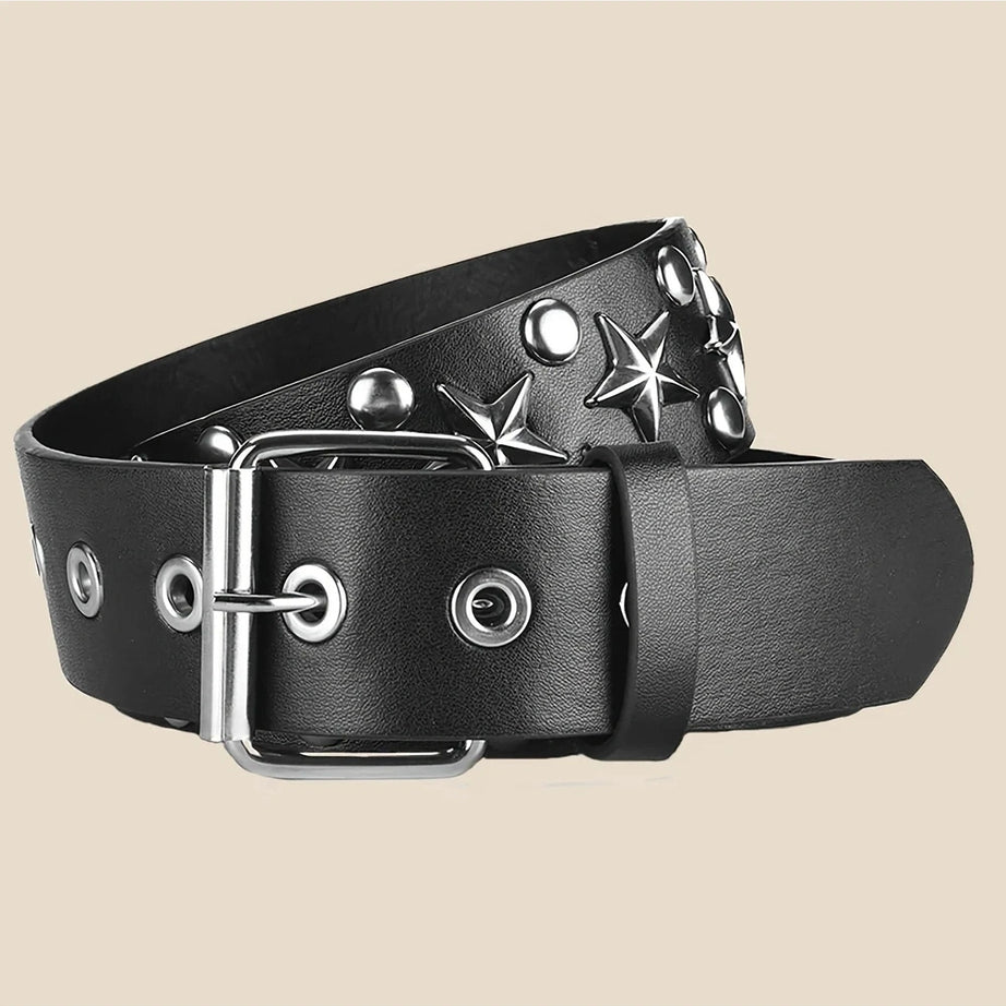 Star Studded Alt Punk Belt Shoptery