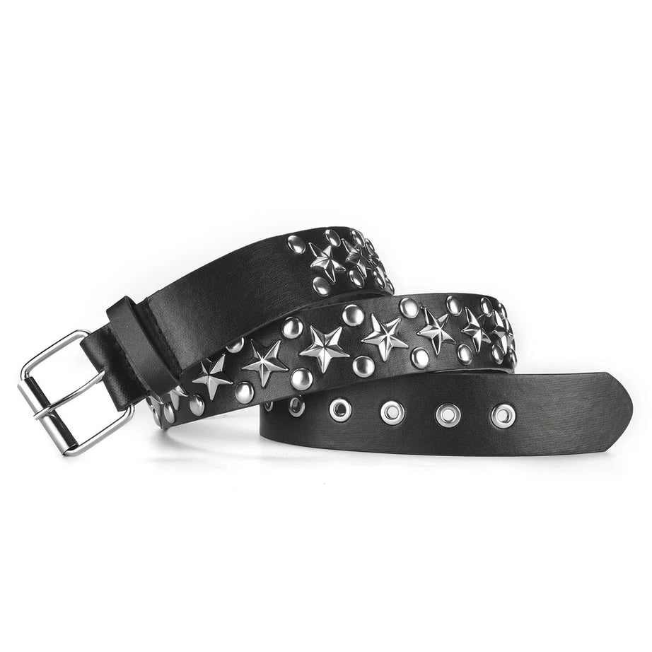 Star Studded Alt Punk Belt Shoptery
