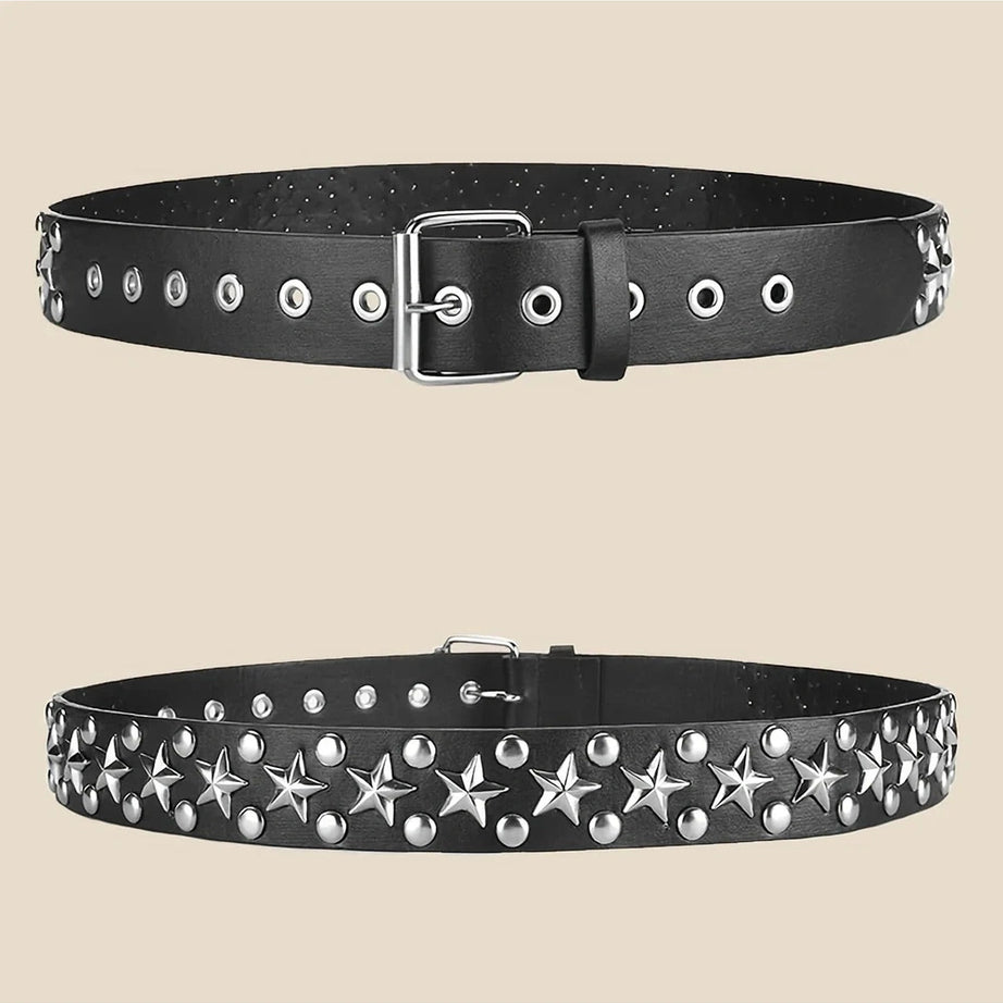 Star Studded Alt Punk Belt Shoptery