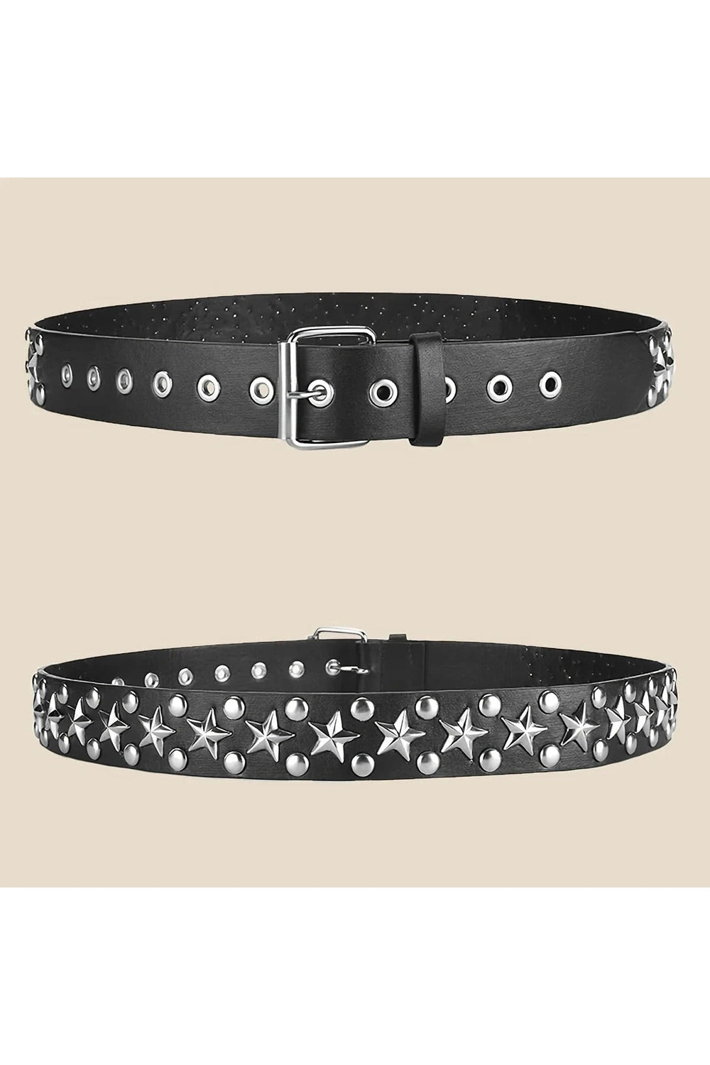 Star Studded Alt Punk Belt Shoptery