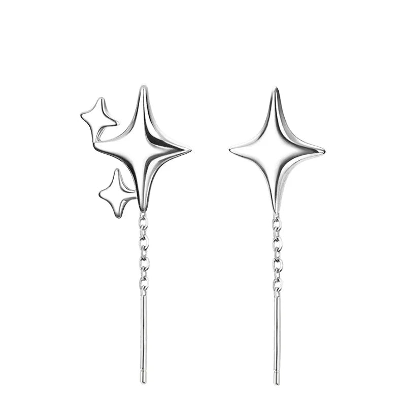 Starlight Bar Drop Edgy Earrings Shoptery