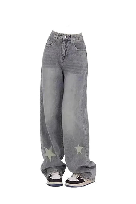 Starlight Washed Grey Jeans - Jeans