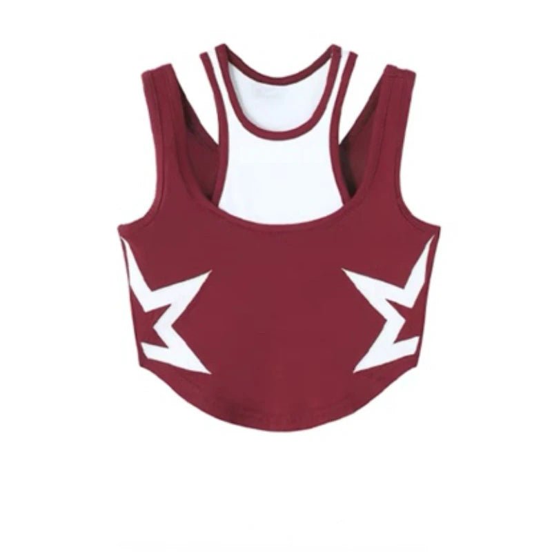 Starstruck Racerback Crop Top - Crop Tops