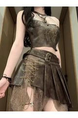 Y2k Edgy Warrior Outfit Set Shoptery