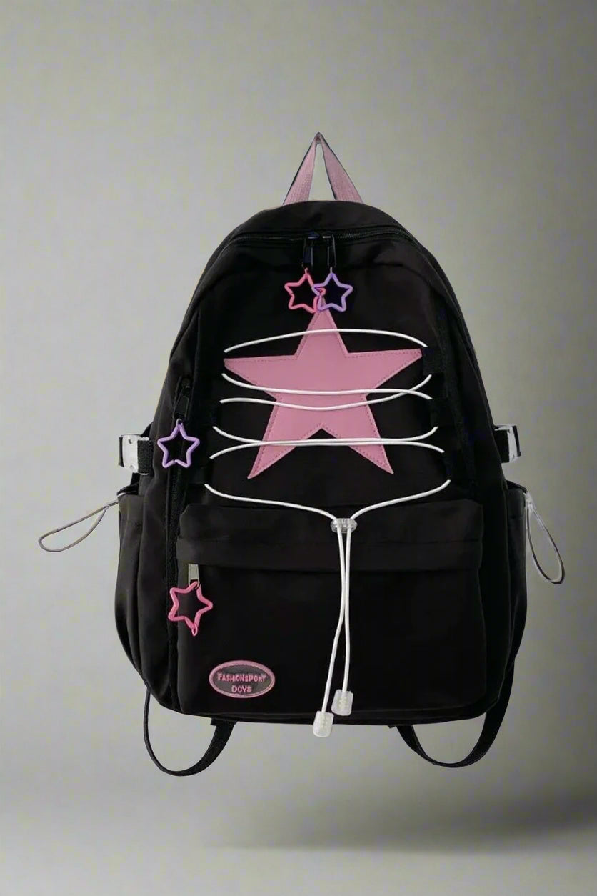 Y2k Stellar Dream Backpack picture color with star Shoptery