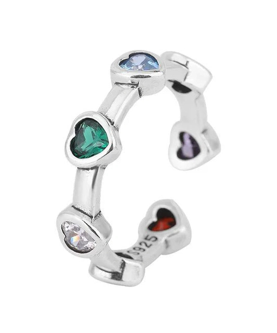 Sterling Silver Heart Ring - Rings