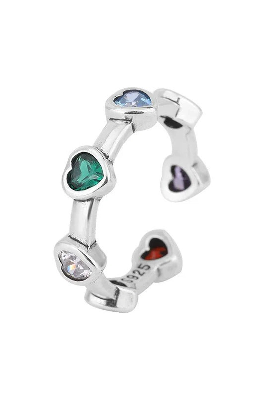 Sterling Silver Heart Ring - Rings