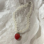 Necklace – Coquette Strawberry for Statement Style 1 Shoptery