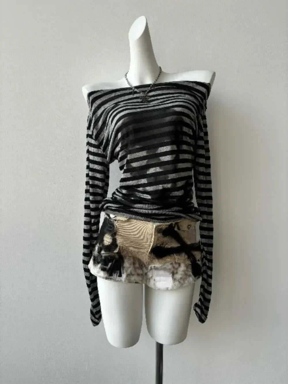 Top – Alt Striped for Layering Shoptery