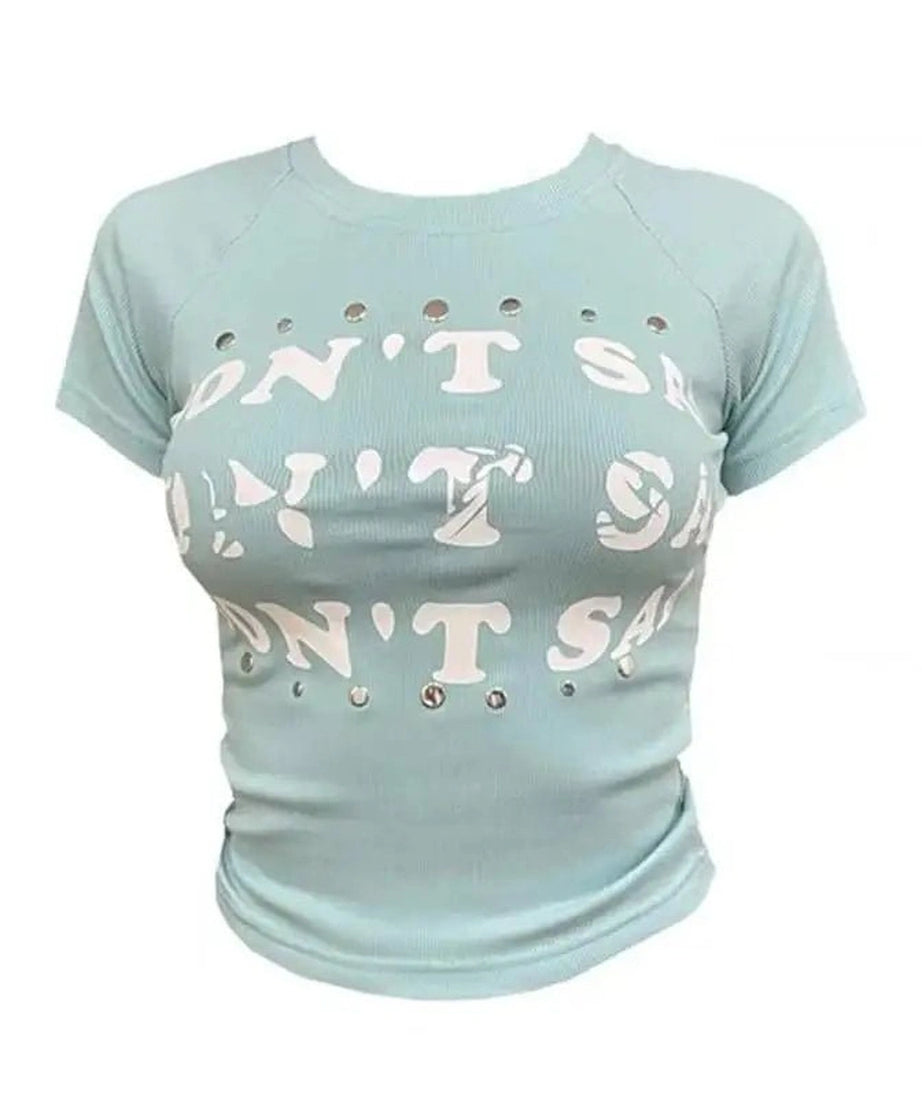 Studded Graphic Baby Top - Shirts & Tops