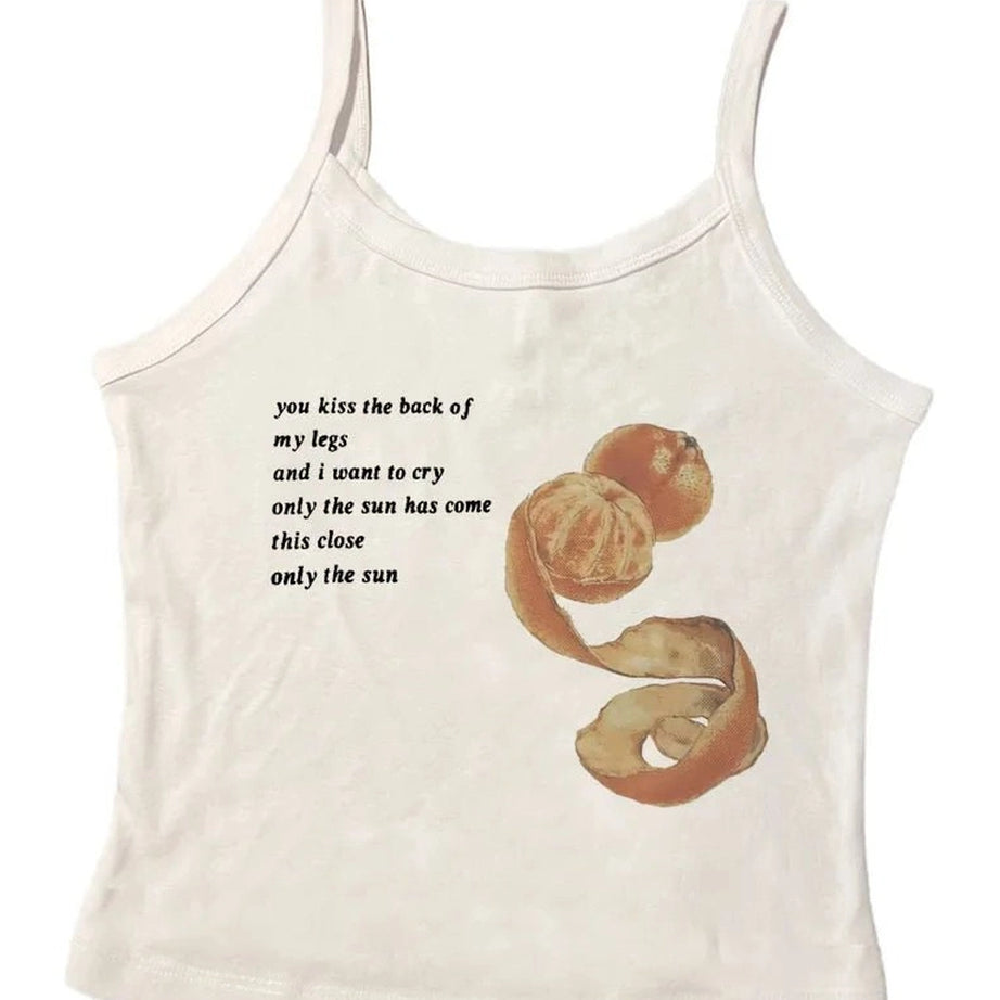 Aesthetic Sunkissed Poetry Top White 3 Shoptery