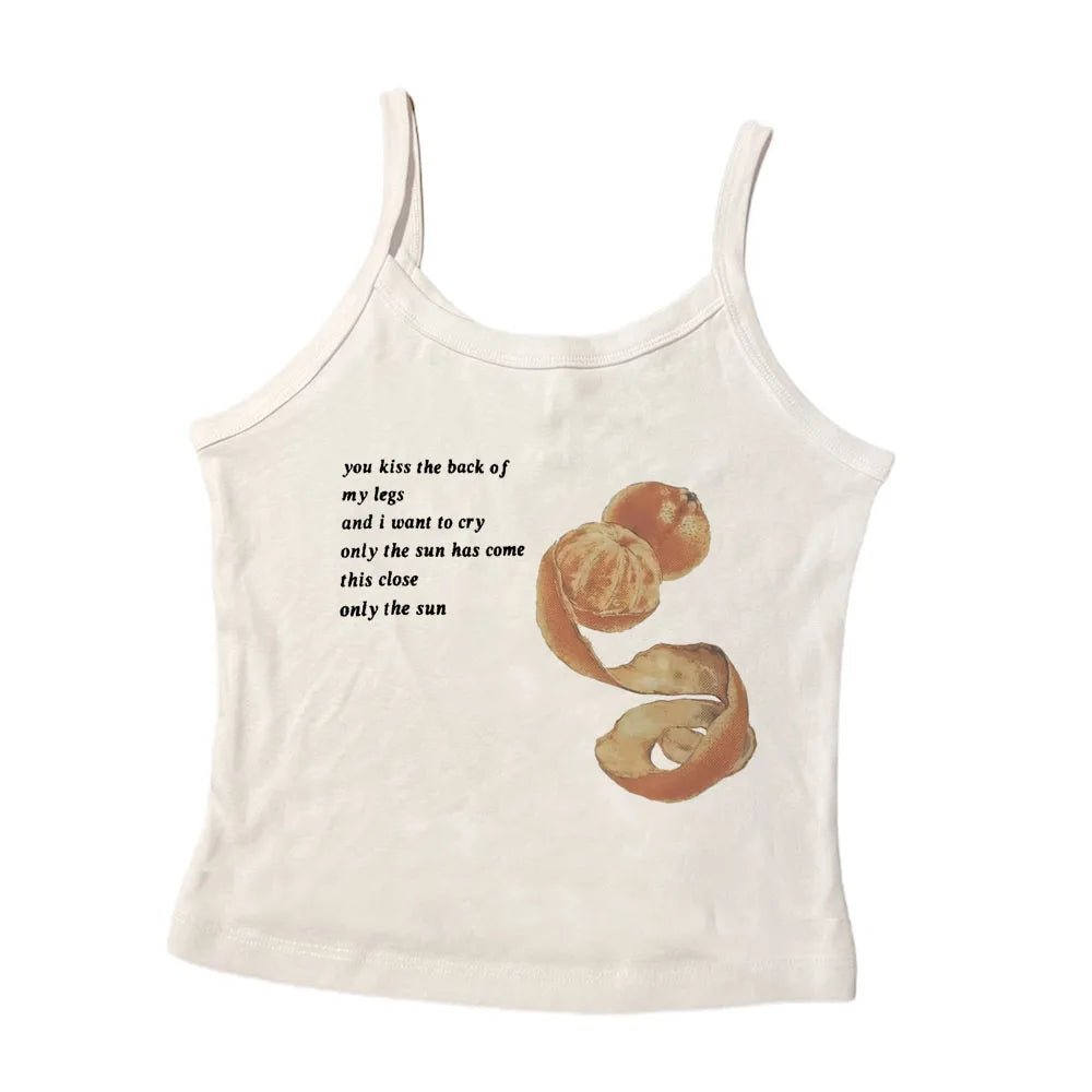 Sunkissed Poetry Top - 