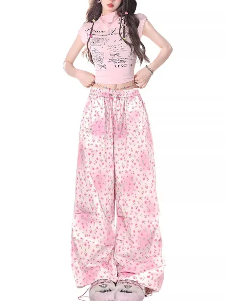 Sweet Blossom Lounge Pants - Pants