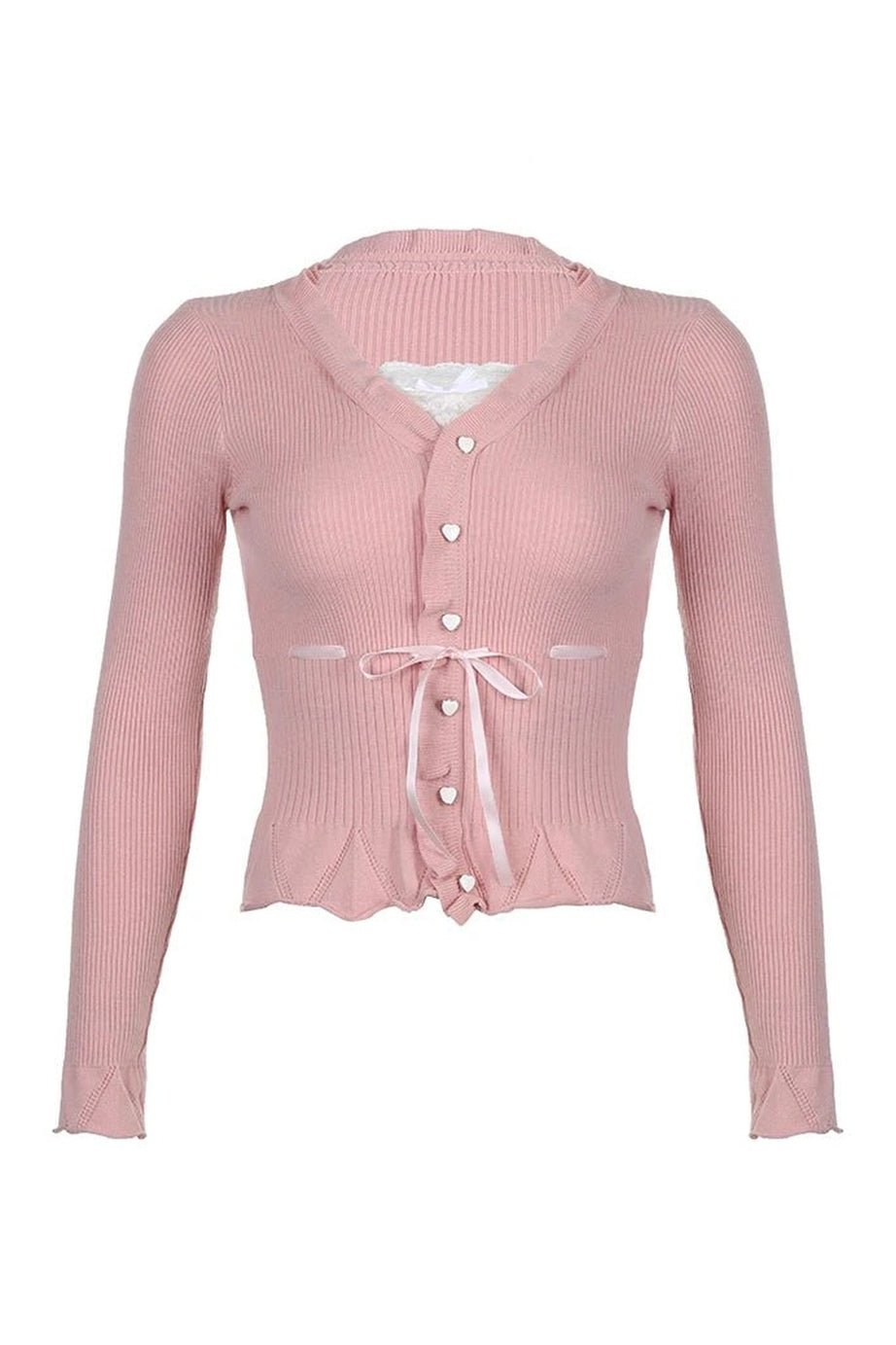 Sweet Coquette Knitted Sweater -