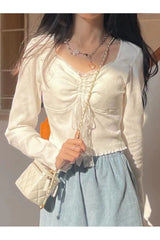 Coquette Sweet Lace Square Top Shoptery