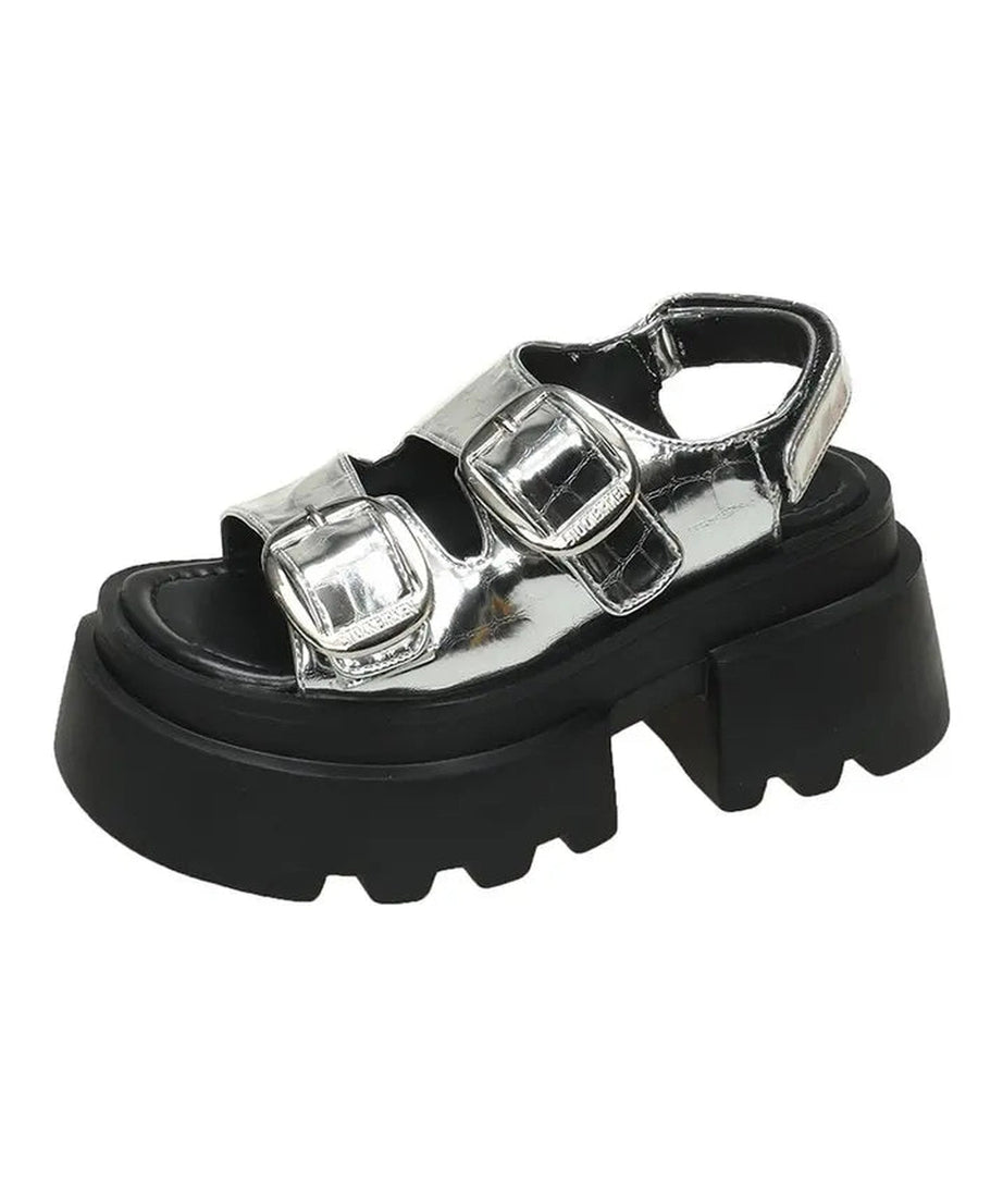 Thick Sole Punk Sandals - Sandals