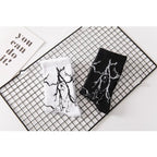 Edgy Thunderstrike Lightning Socks Shoptery