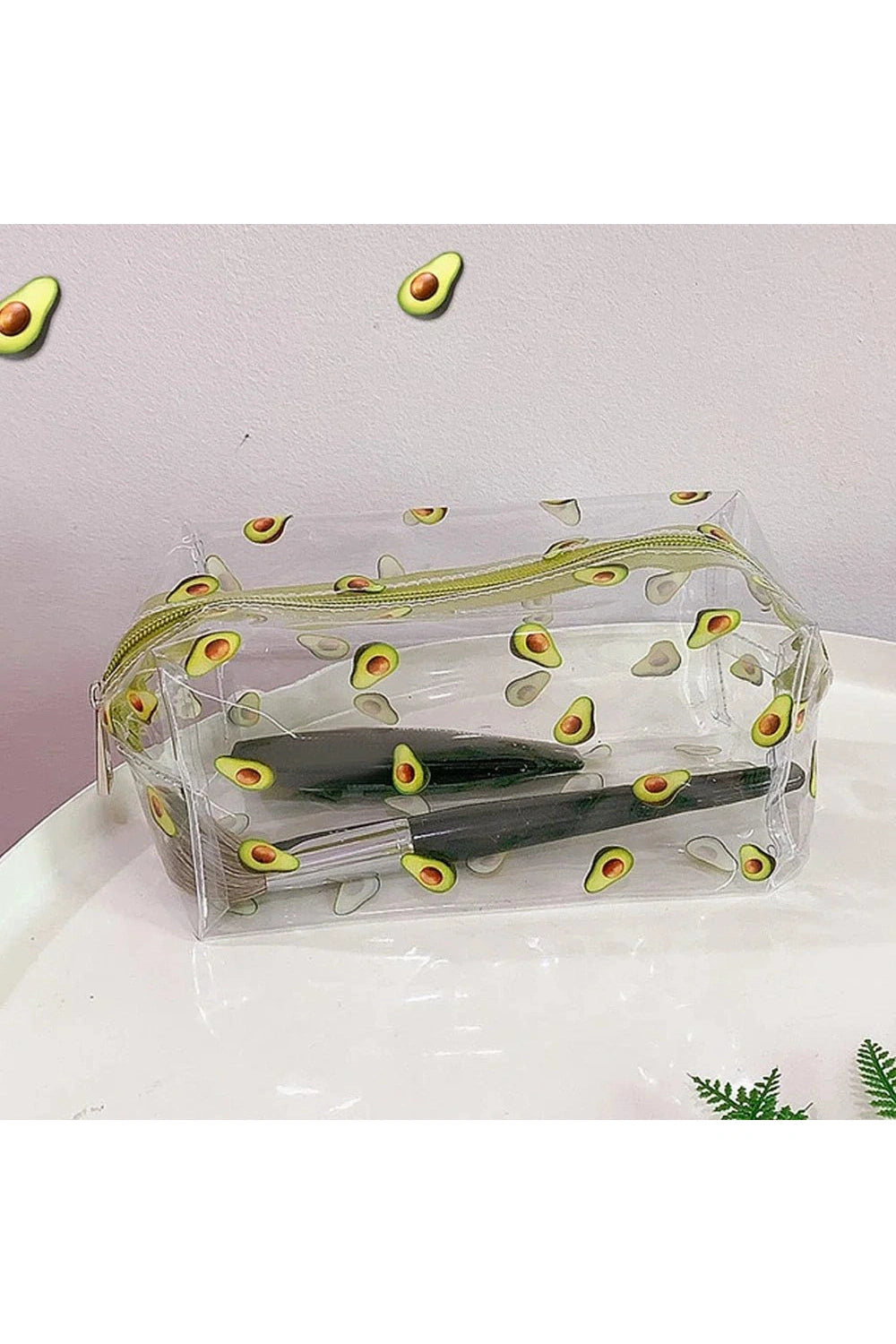 Aesthetic Transparent Cosmetic Bag Shoptery