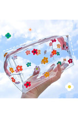 Aesthetic Transparent Cosmetic Bag Shoptery