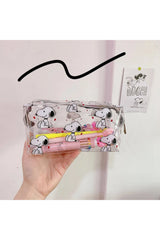 Aesthetic Transparent Cosmetic Bag Shoptery