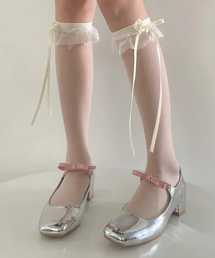 Transparent Nylon Long Socks - Socks